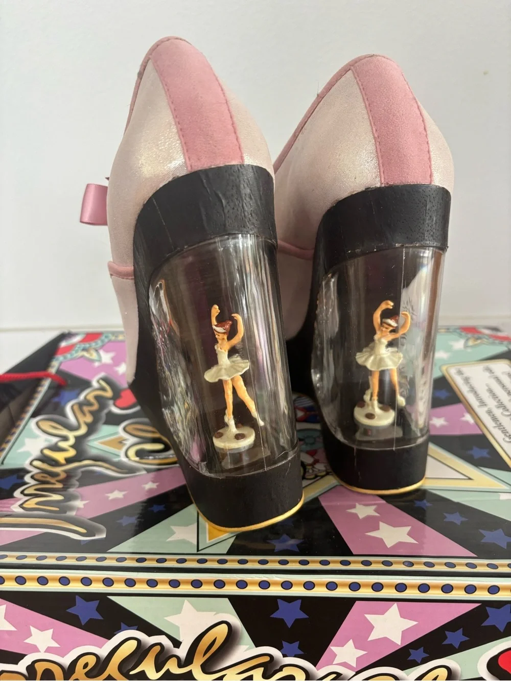 Irregular Choice Ballerina Glissade Heels in Pink